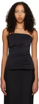 Черная стеганая майка Olnich