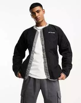 Черная стеганая подкладка из мятой ткани Columbia Doverwood эксклюзивно на ASOS