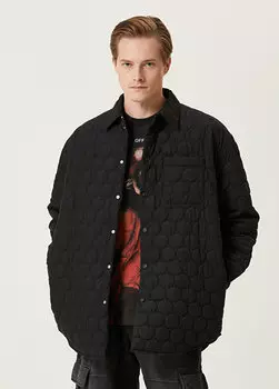Черная стеганая верхняя рубашка Off-White