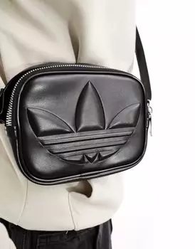 Черная сумка adidas Originals Airliner с логотипом в виде трилистника adidas performance