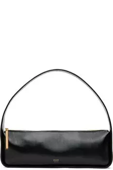Черная сумка-багет Lori KHAITE