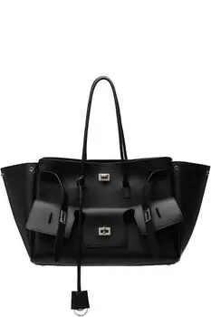 Черная сумка Bel Air Medium Carry All Bag Balenciaga