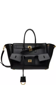 Черная сумка Bel Air Small Carry All Bag Balenciaga