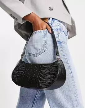 Черная сумка через плечо ASOS DESIGN