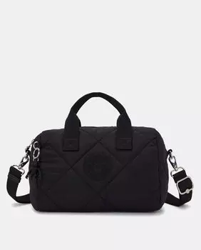 Черная сумка через плечо Bina среднего размера со съемной ручкой Kipling, черный