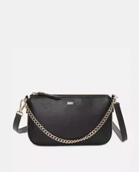 Черная сумка через плечо Bryant среднего размера на молнии DKNY