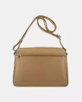 Черная сумка через плечо El Potro, коричневый