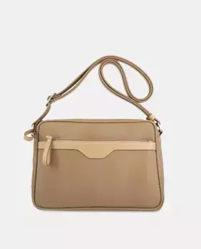 Черная сумка через плечо El Potro, коричневый