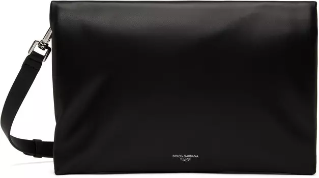 Черная сумка через плечо из кожи наппа Dolce&Gabbana