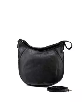 Черная сумка через плечо из стираной кожи Stamp, черный