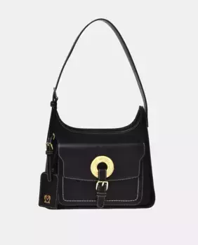 Черная сумка через плечо на молнии Love Moschino, черный