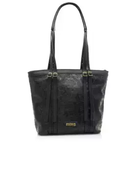 Черная сумка через плечо с цветочным принтом Mustang, черный