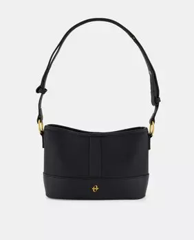 Черная сумка через плечо с магнитной застежкой Tintoretto, черный