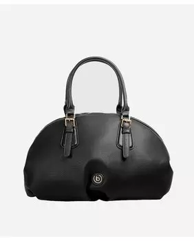 Черная сумка через плечо со средней ручкой Bugatti, черный