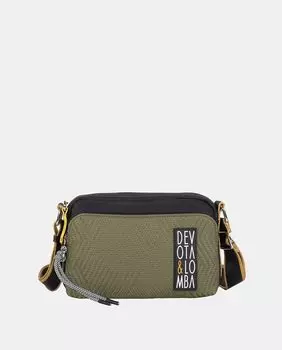 Черная сумка через плечо Spell на молнии Devota & Lomba, черный