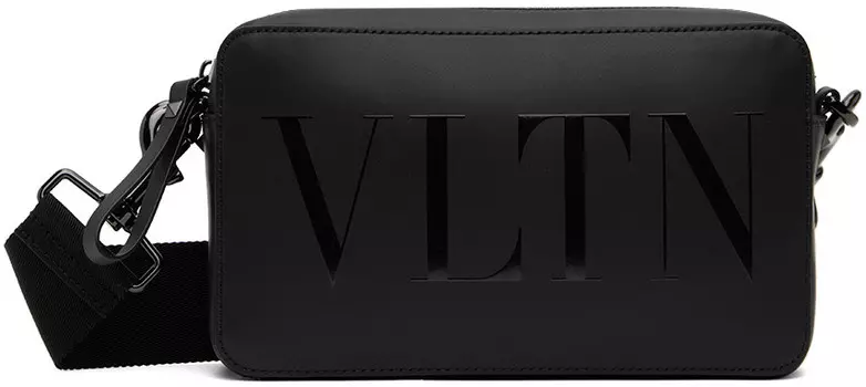 Черная сумка через плечо VLTN Valentino Garavani, цвет Nero