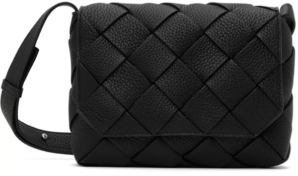 Черная сумка Diago Bottega Veneta, черный/серебряный