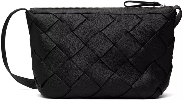 Черная сумка Diago Bottega Veneta, черный/серебряный