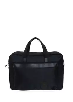 Черная сумка для ноутбука на молнии Fabrika