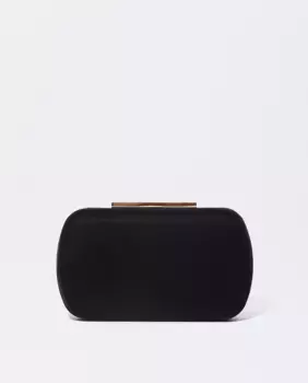 Черная сумка для вечеринки в стиле клатч, трансформируемая в сумку на плечо, с пуговицей Parfois