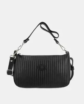 Черная сумка-хобо El Potro