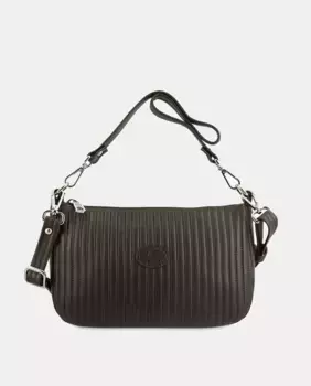 Черная сумка-хобо El Potro, коричневый