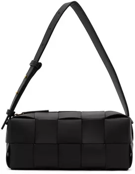 Черная сумка-кассета Brick Bottega Veneta