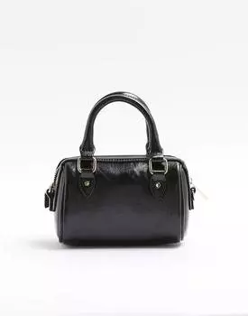 Черная сумка-котел через плечо River Island Mini