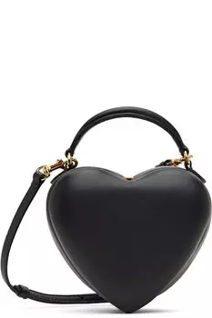 Черная сумка «Love Me» Moschino