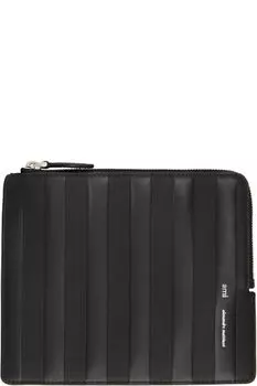 Черная сумка-миди AMI Paris