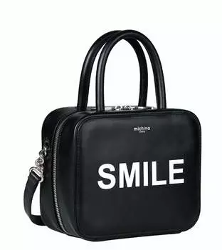 Черная сумка Squarit Smile Michino Paris, черный
