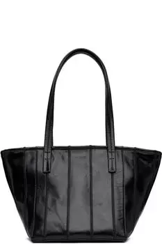 Черная сумка-тоут с полосой BY FAR