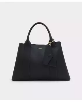 Черная сумочка на магнитной застежке Aldo, черный