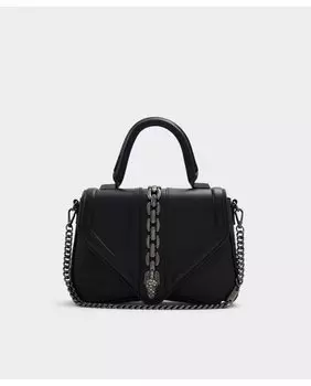 Черная сумочка на магнитной застежке Aldo, черный