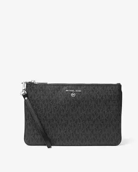 Черная сумочка с логотипами Michael Michael Kors, черный