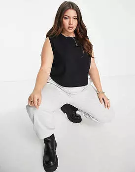 Черная супермягкая майка ASOS DESIGN Curve
