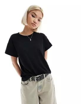 Черная свободная футболка AllSaints Briar