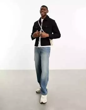 Черная техническая куртка River Island