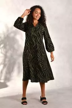 Черная тканая рубашка с принтом Curve Live Unlimited, черный