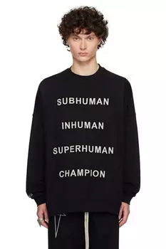 Черная толстовка Champion Edition Jumbo Rick Owens