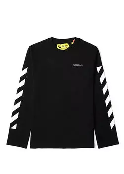Черная толстовка для мальчика Off-White