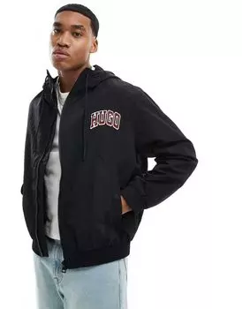 Черная толстовка HUGO RED