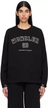 Черная толстовка Moncler