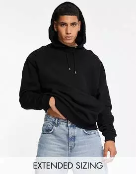 Черная толстовка оверсайз ASOS DESIGN