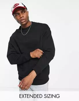 Черная толстовка оверсайз ASOS DESIGN