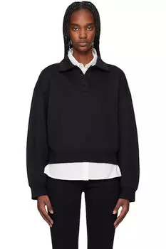 Черная толстовка поло Filippa K