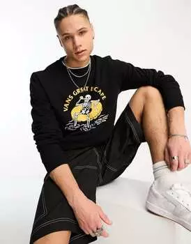 Черная толстовка с черепом Vans Permanent Vacation