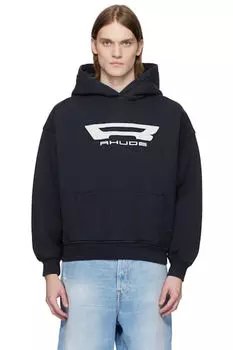 Черная толстовка с капюшоном Campione Rhude