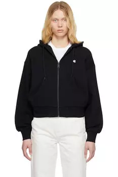 Черная толстовка с капюшоном Casey Carhartt Work In Progress