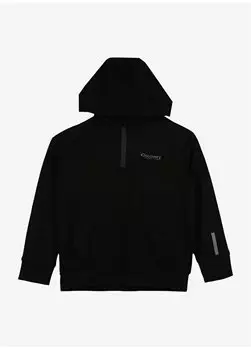Черная толстовка с капюшоном для мальчиков D3WB-SWT12 Discovery Expedition, черный